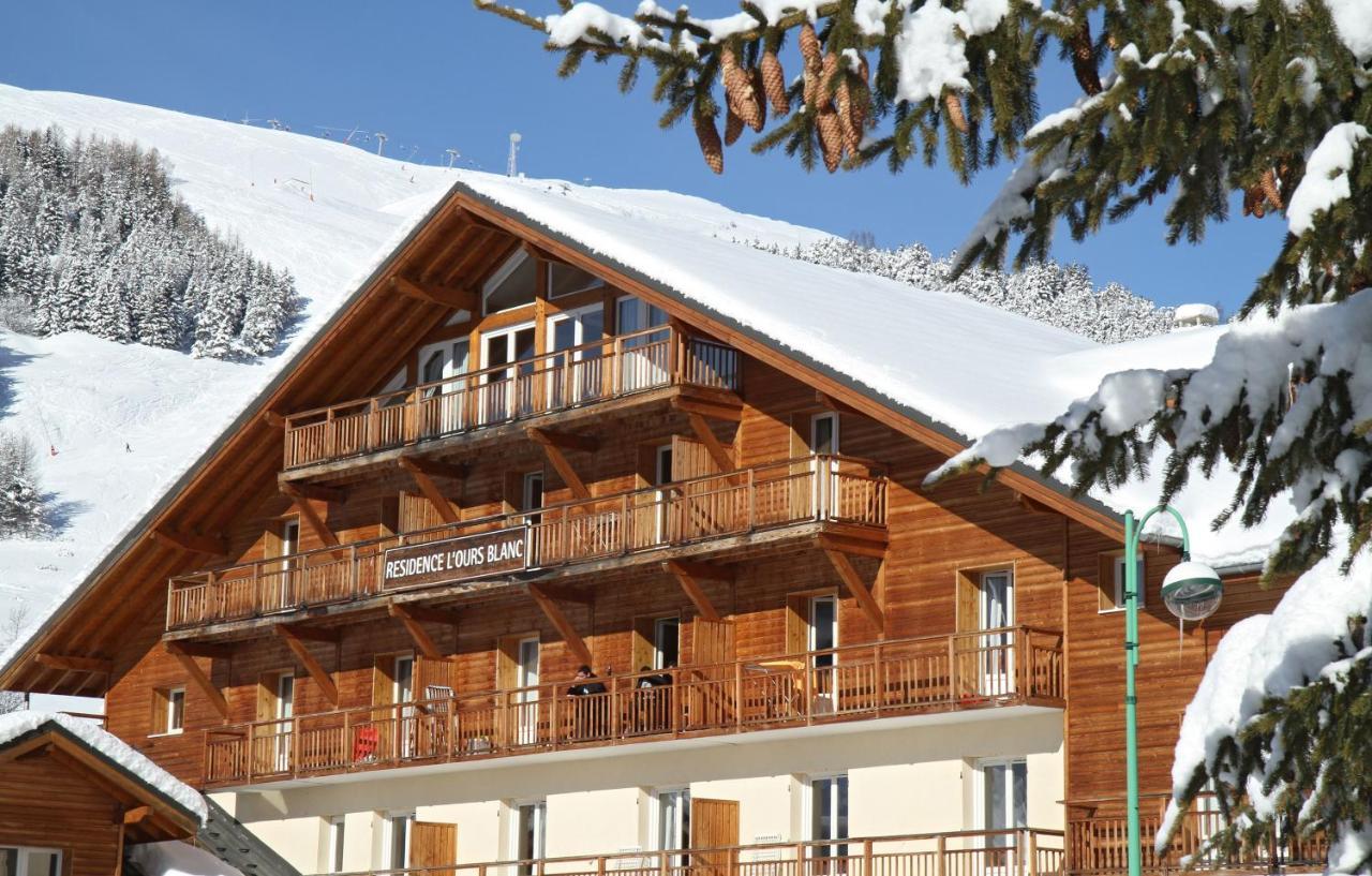 Residence Odalys L'Ours Blanc Les Deux Alpes Exterior foto